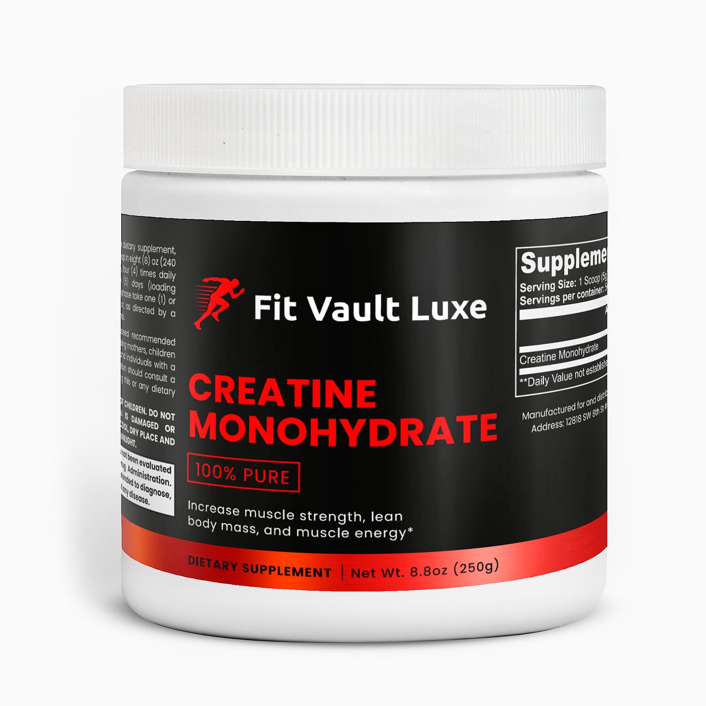 Creatine Monohydrate - Fit Vault Luxe