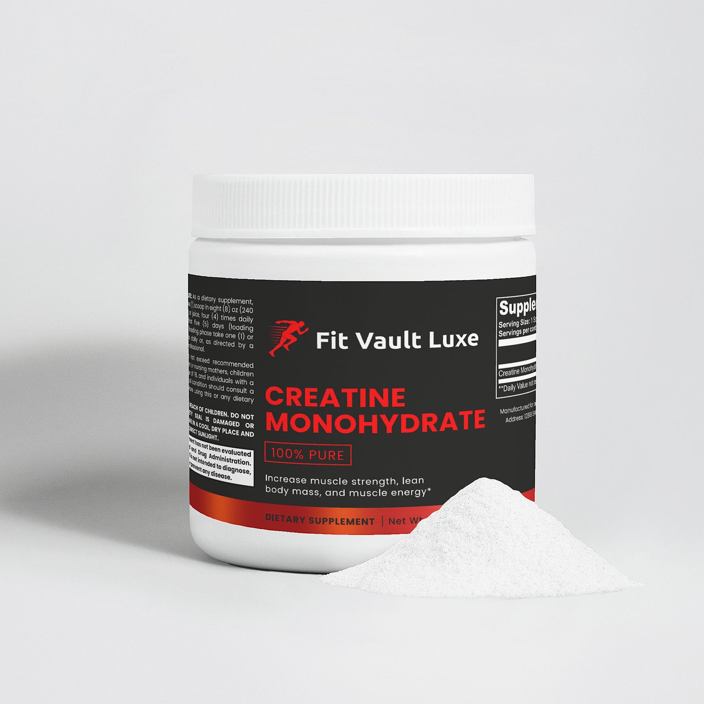 Creatine Monohydrate - Fit Vault Luxe